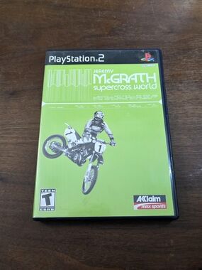 Sony Ps2 Jeremy McGrath Supercross world CIB Regi Card Game